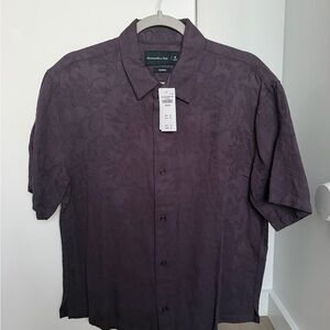 Abercrombie & Fitch Dark Purple Casual Shirt